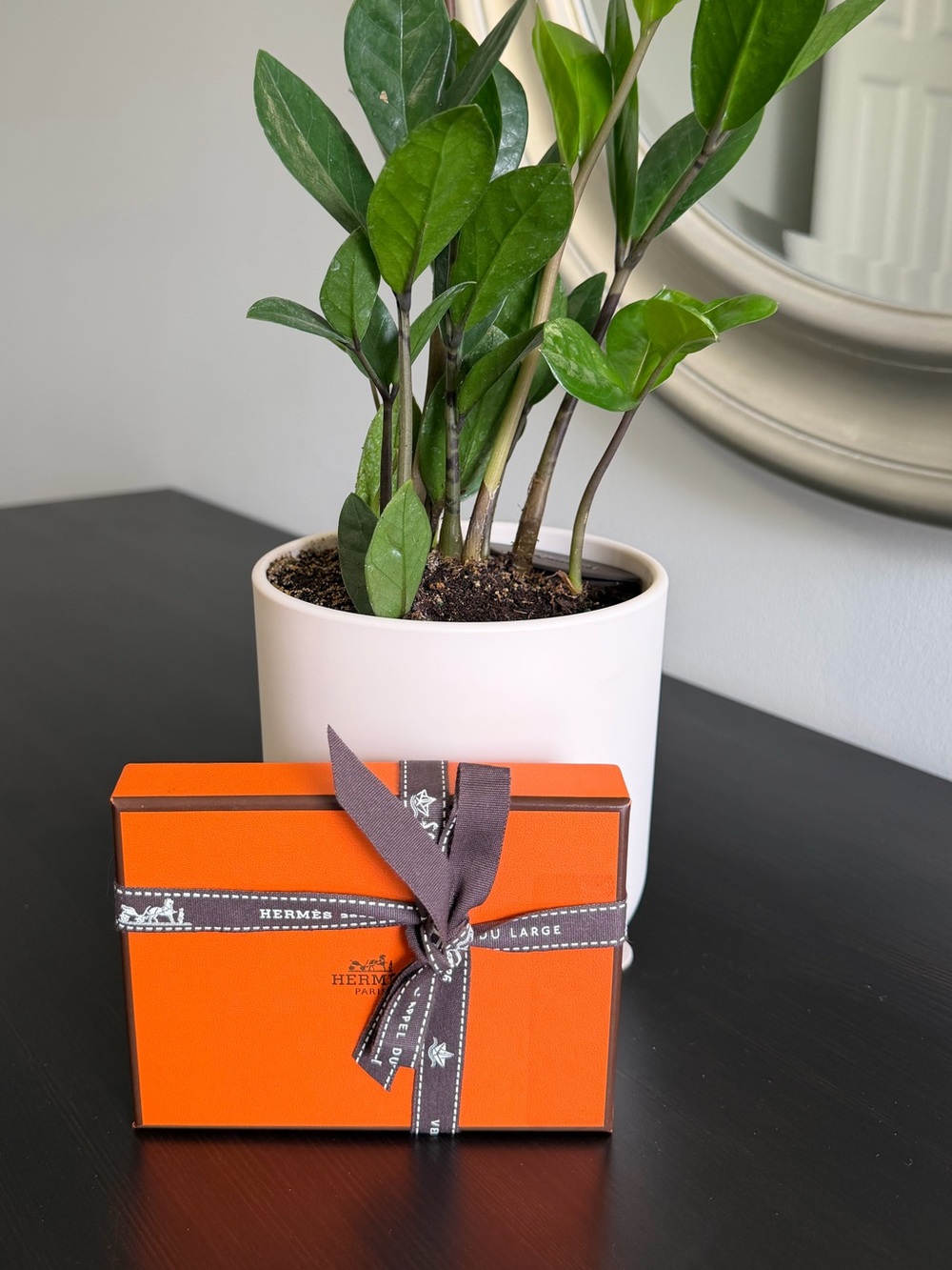 Hermès Small Gift Box and Ribbon